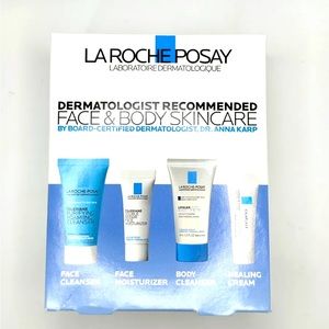 LA ROCHE-POSAY 4-Pc Sample Set: Toleriane, Lipikar, Cicaplast 7/24